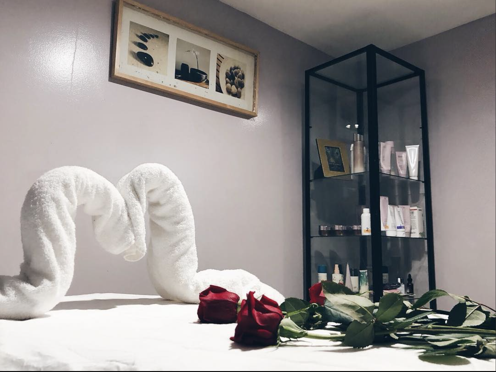 Spa treatment room